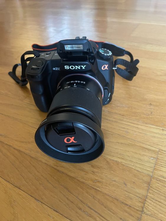 AtFoliX Panzerfolie Für Sony Alpha A200 – Entspiegelnd, Stoßdämpfend, Kratzschutz (3H)