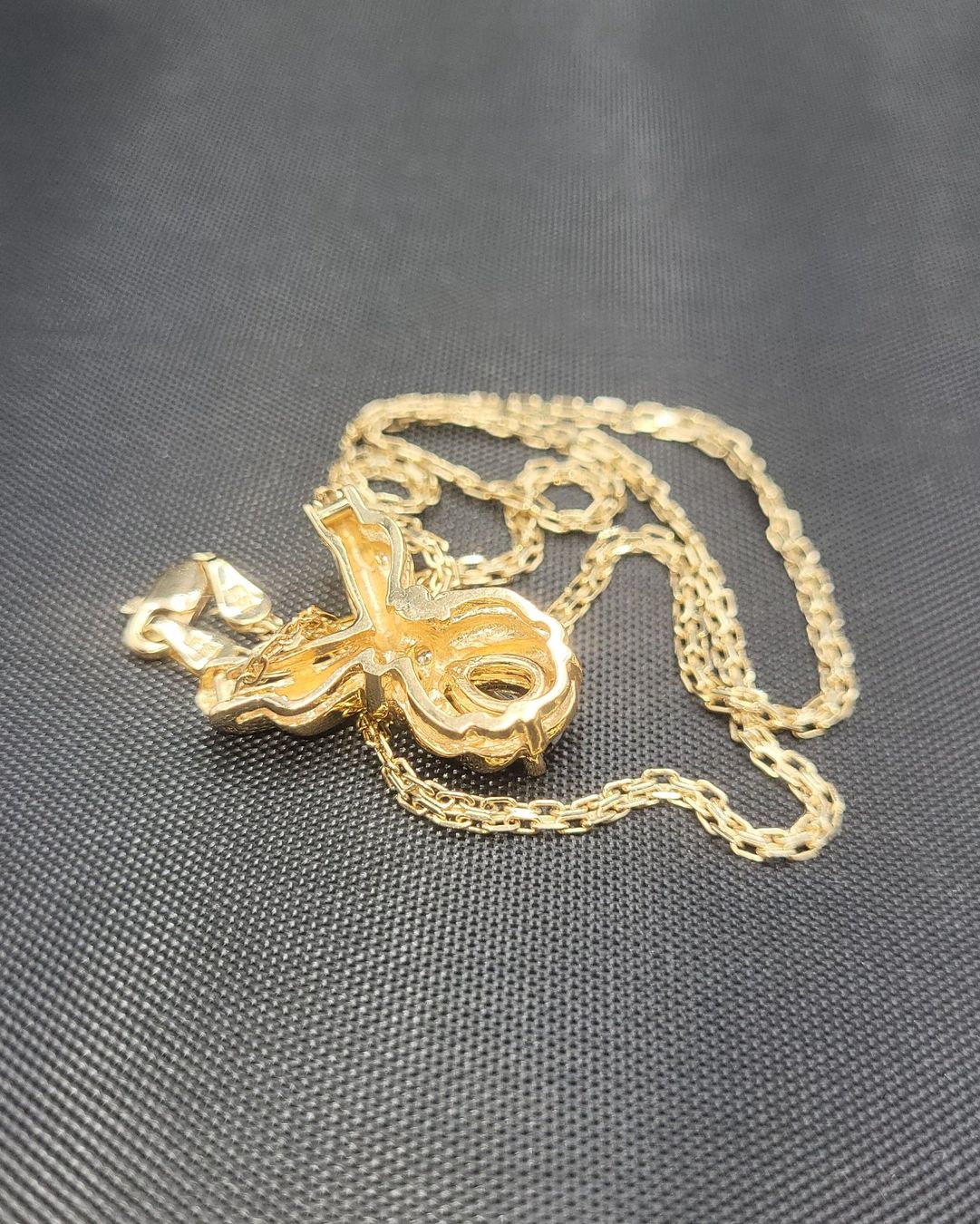 Catenine: Gold 585 Collier Mit Diamanten und Saphir – Usato da Wald ZH venduto da Dasilver 7