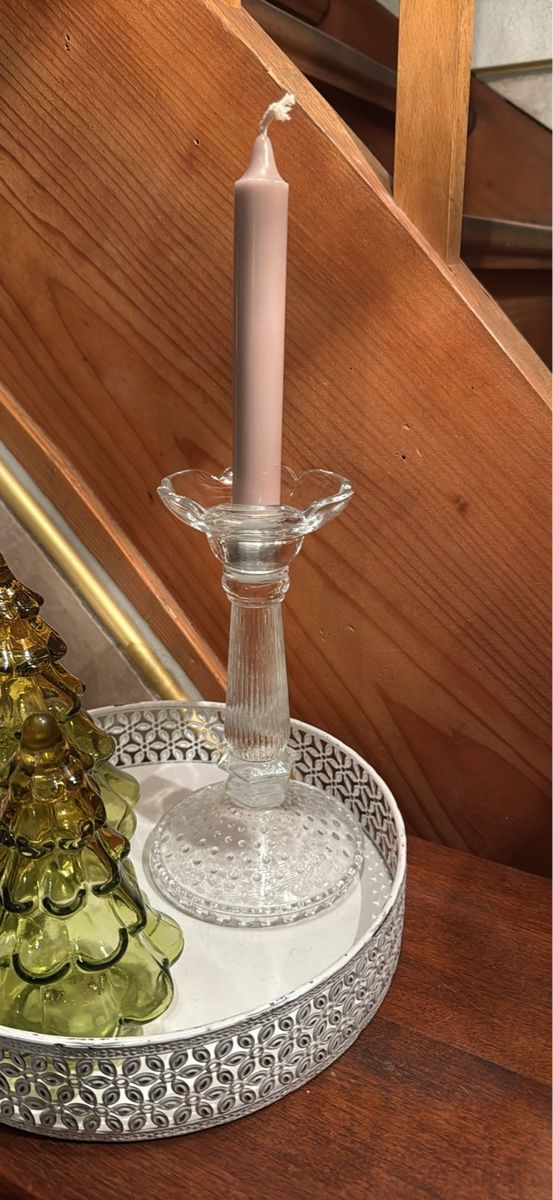Kerzenständer: Wunderschöner Kerzenständer Glas – Gebraucht aus Schaffhausen von Ibag