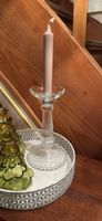 Wunderschöner Kerzenständer Glas