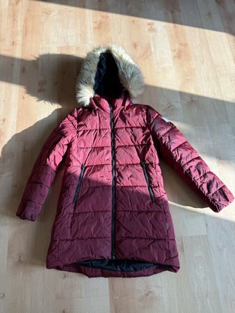 Reima winter jacket burgundy size 140 good condition