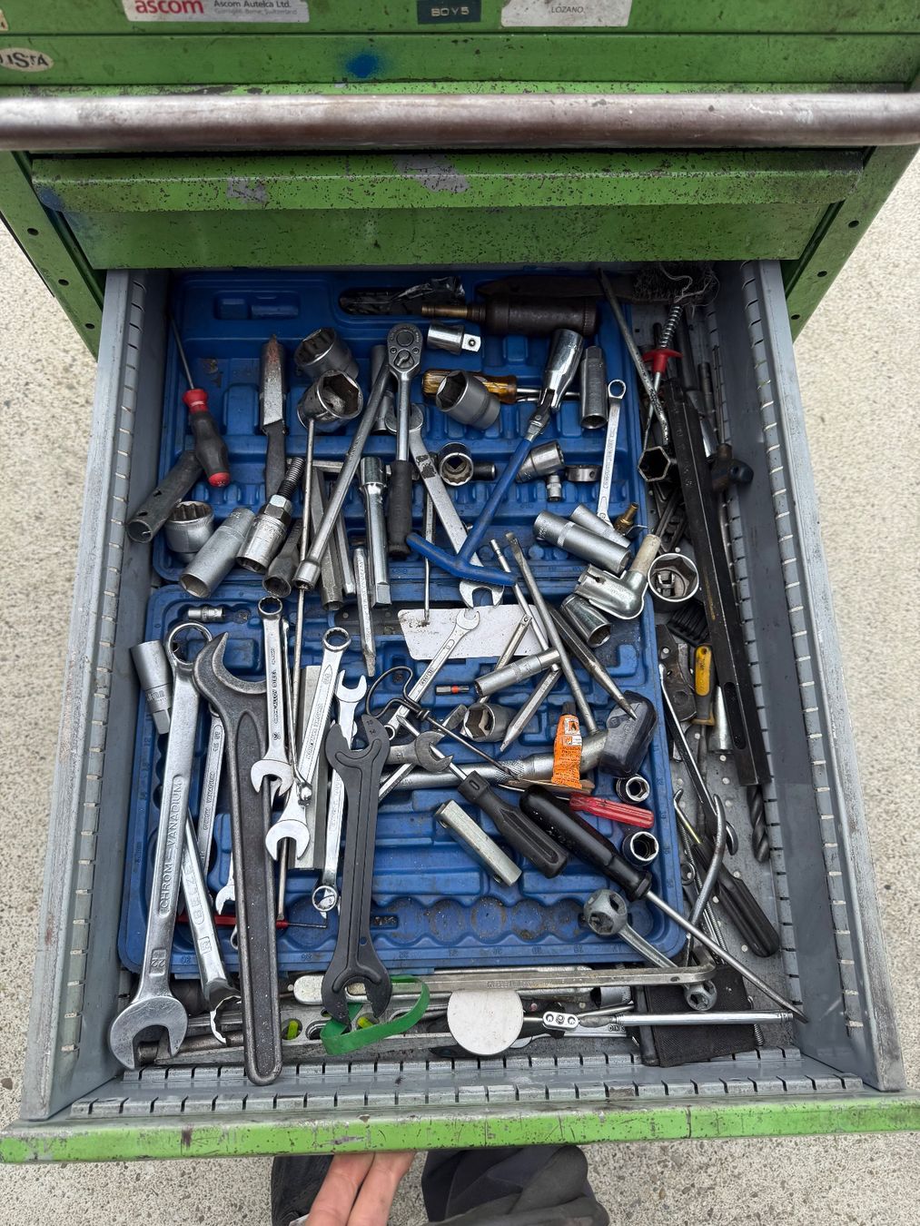 Lista Tutti gli attrezzi: Werkstattwagen Lista Gefüllt – Usato da Fahrni b. Thun venduto da Schneiderlein55 6