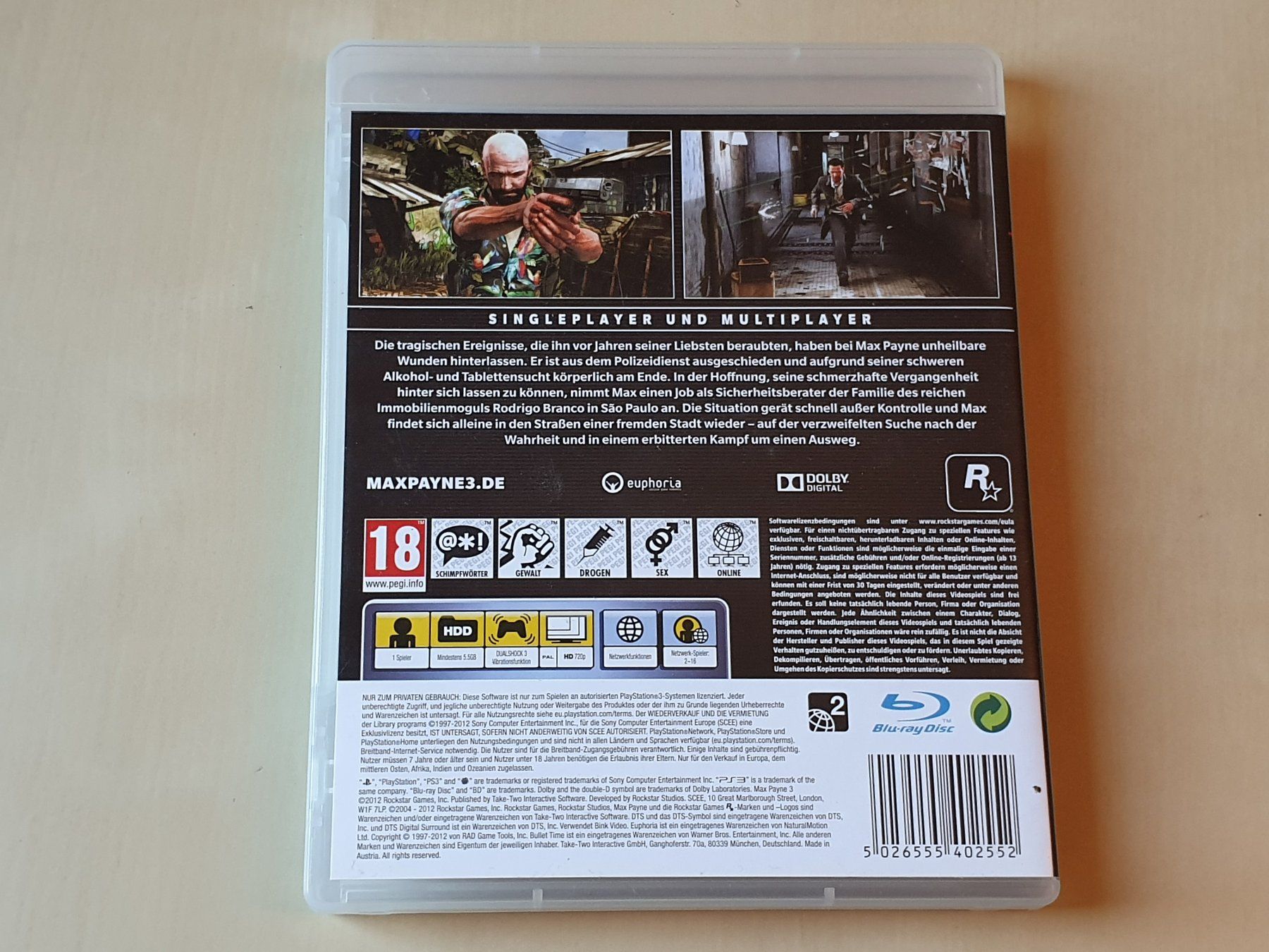Sony Giochi: Max Payne 3 – Usato da Stansstad venduto da collectorsshop 1