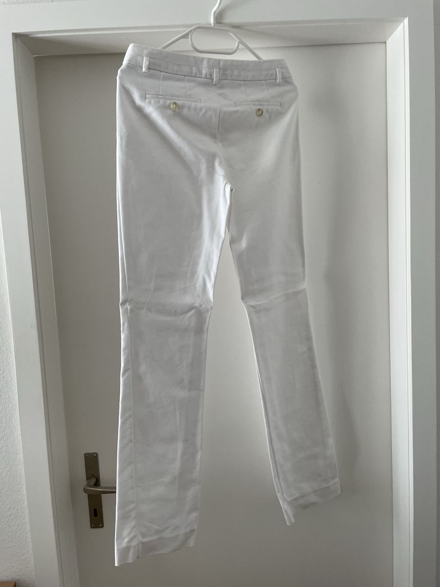Esprit Pantaloni: Esprit Hose weiss einmal getragen – Nuovo (secondo la descrizione) da Ipsach venduto da takacseni 1