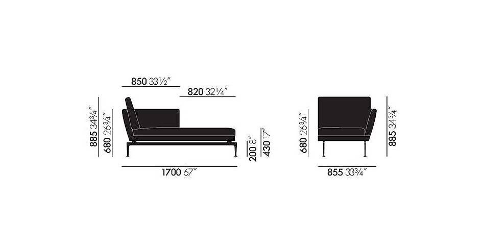 Vitra Liegen & Liegestühle: Vitra Suita Chaise Longue Classic – Gebraucht aus Zollikofen von OberliAG 8