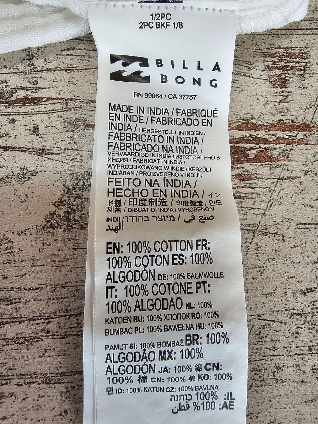Billabong Tute: Jumpsuit von Billabong, weiss, Gr. M – Nuovo (secondo la descrizione) da Mitlödi venduto da sassi31 4