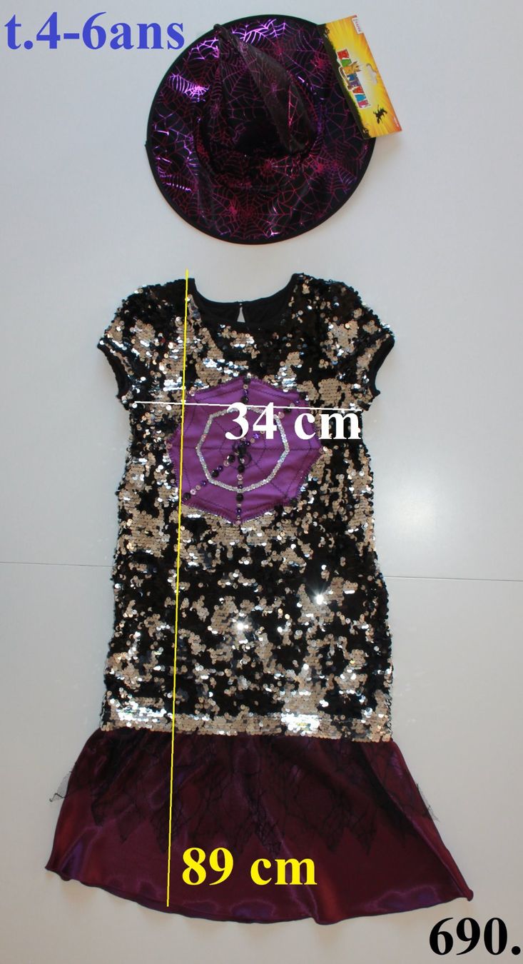 Costumi: Costume sorcière / Hexe t. 4 - 6 ans – Usato da Peseux venduto da CoolShoping 1