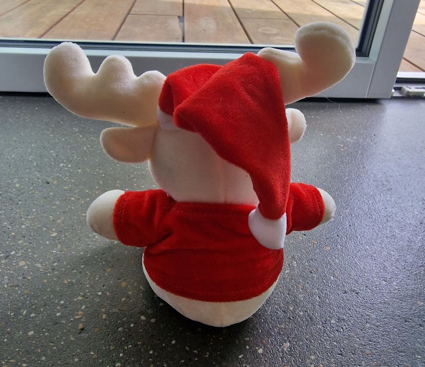 Produktbild von Cabilock 3st Weihnachtsdekoration Für Zuhause Plüsch-elchskulptur