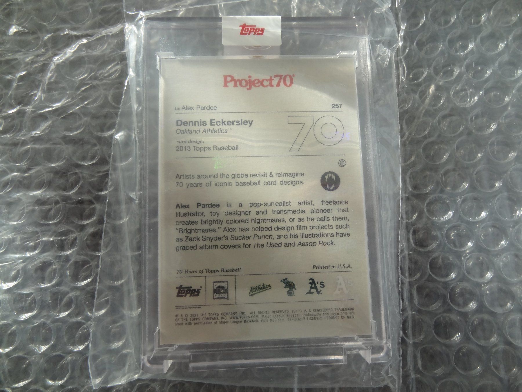 Topps Carte collezionabili: topps Project 70 Baseball Ecks – Nuovo e nell'imballaggio originale da Lyss venduto da Famicom 1