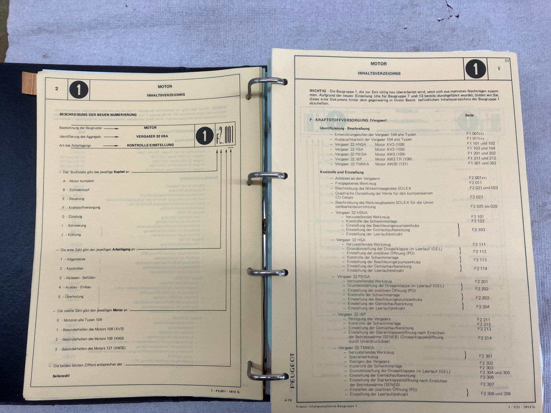 Bücher: Werkstatthandbuch Peugeot 104 – Gebraucht aus Hämikon von Armin15 3