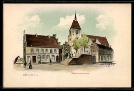 Eugen Felle: Mölln i. L., Rathaus und K
