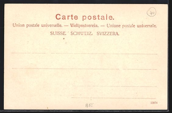 Cartoline postali: Interlaken, Höheweg, Grands Hotels, Vic – Usato da Berlin venduto da bartko-reher 1