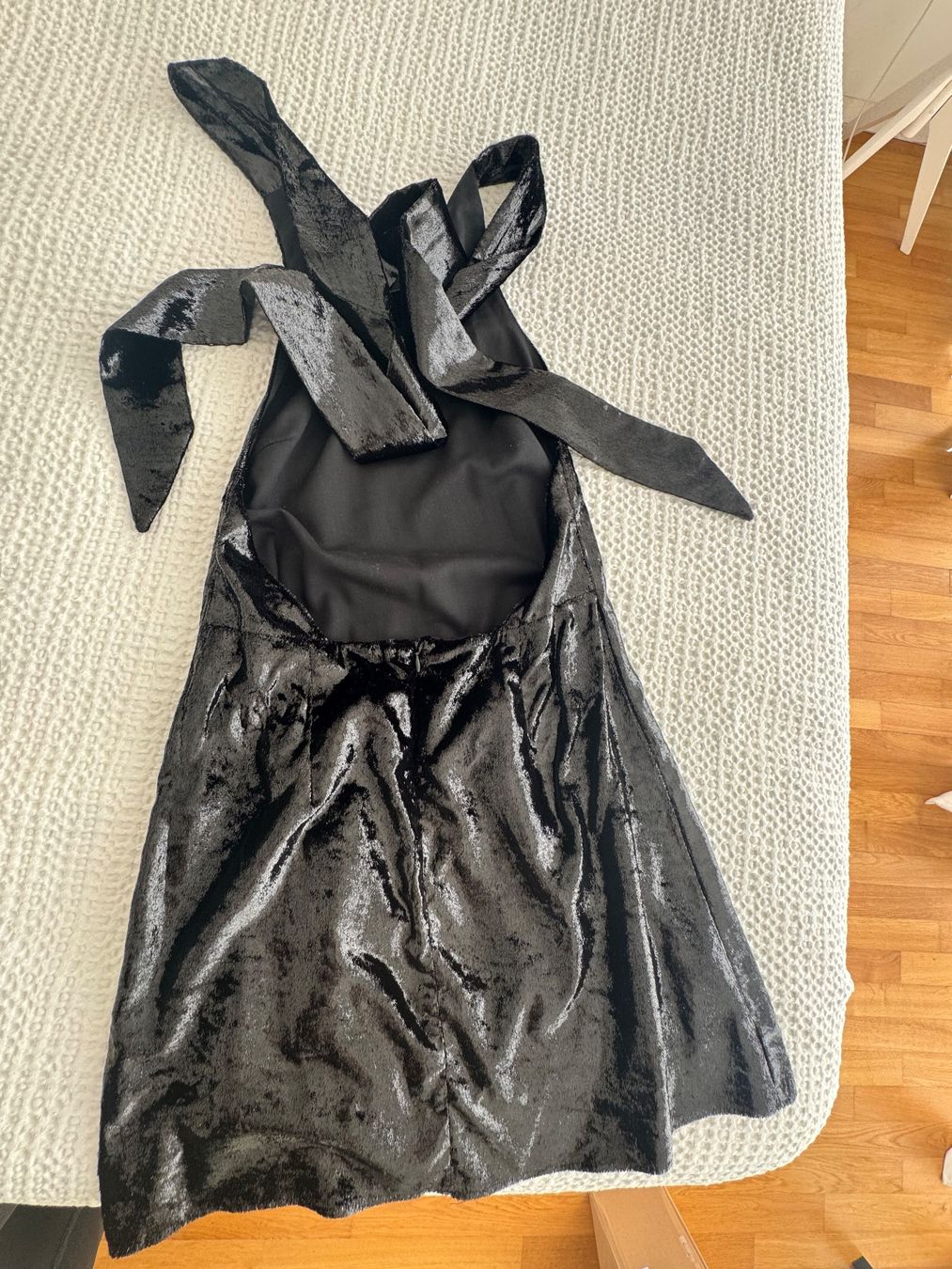 Zara Vestiti: Schwarzes Samtkleid, Partykleid Gr. M – Usato da Basel venduto da Ma_2307 1