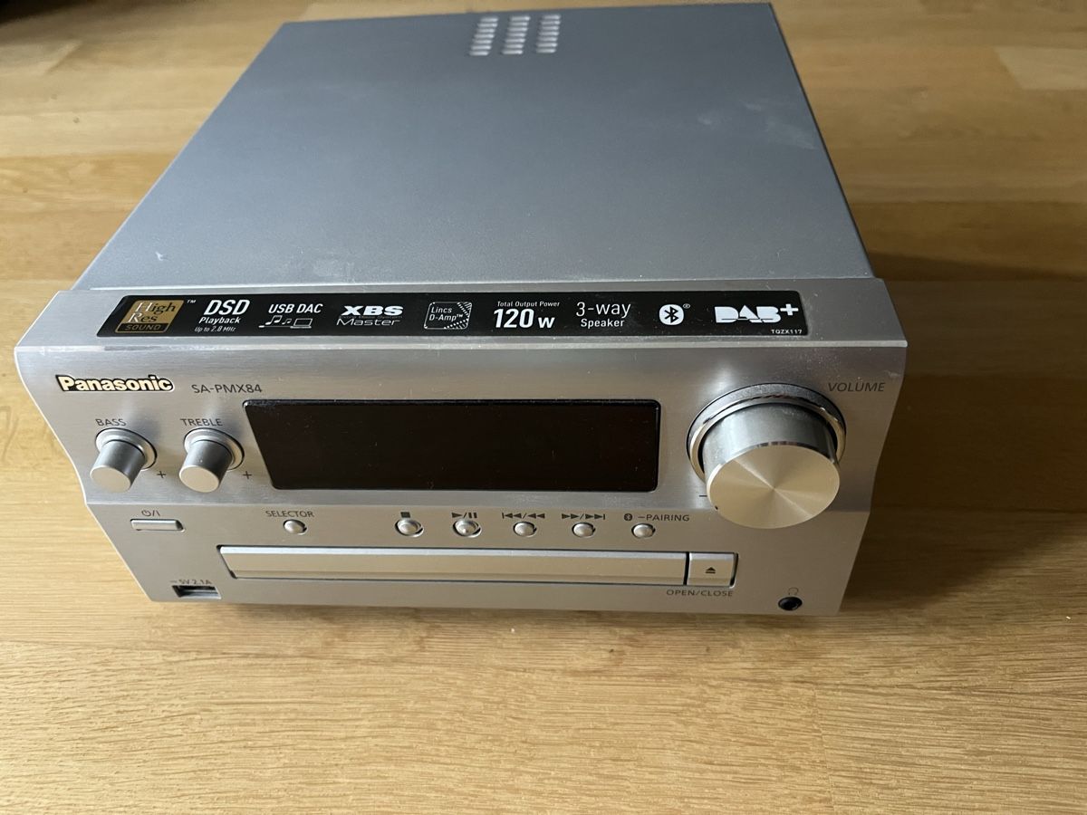 Panasonic Receiver: Panasonic Kompaktanlage SA-PMX84 DAB+ Bluetooth – Gebraucht aus Allschwil von