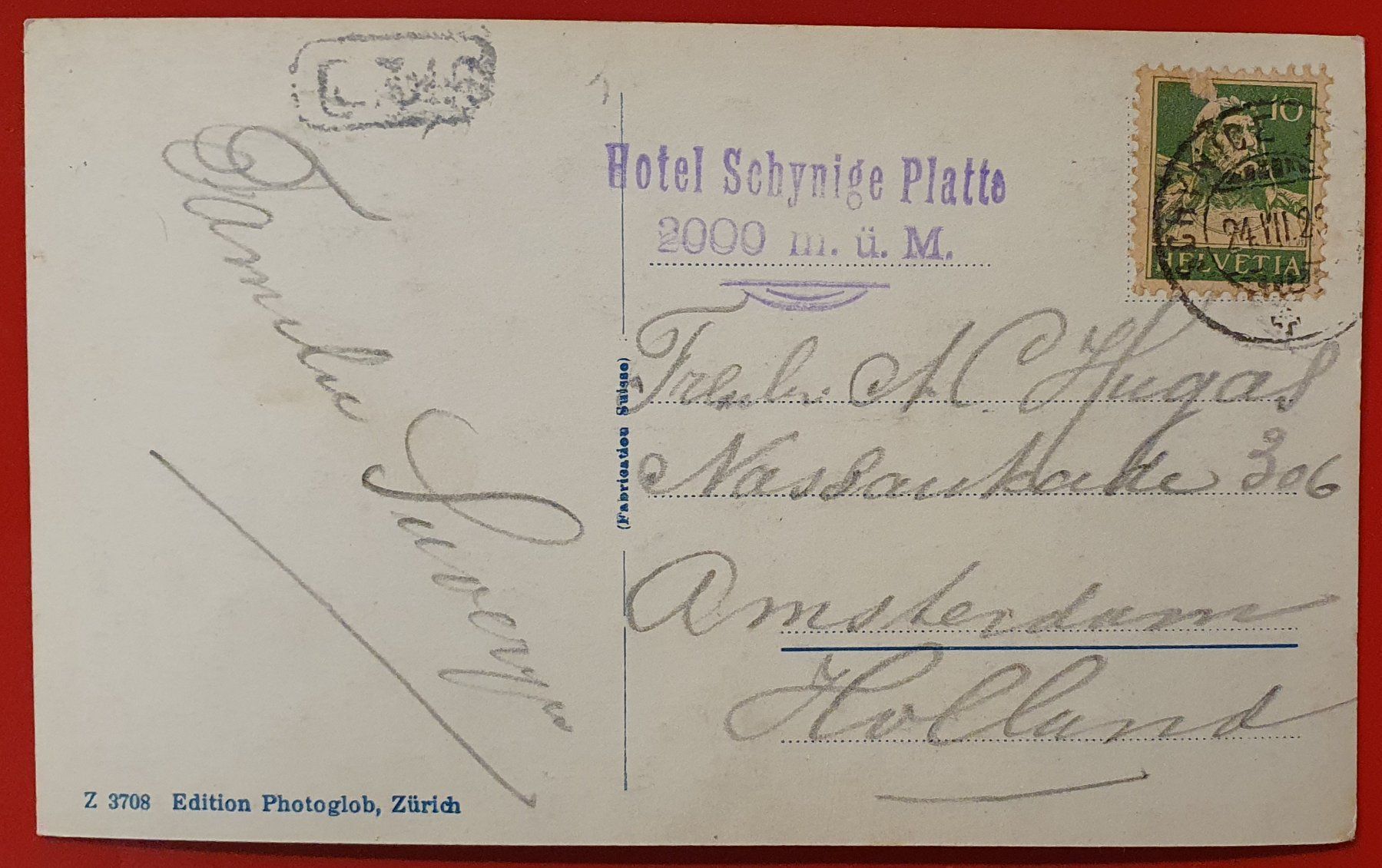 Cartoline postali: Schynige Platte - belebt – Usato da Kreuzlingen venduto da Rschweiz1 1