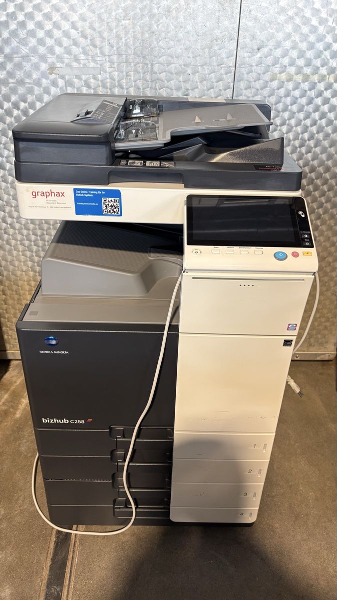 Konica Fotocopiatrici: Konica Minolta bizhub C258 – Usato da Wohlen AG venduto da Moh80
