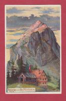 gr Mythen  Holzegg   :  alte Künstler-Ansichtskarte von 1931
