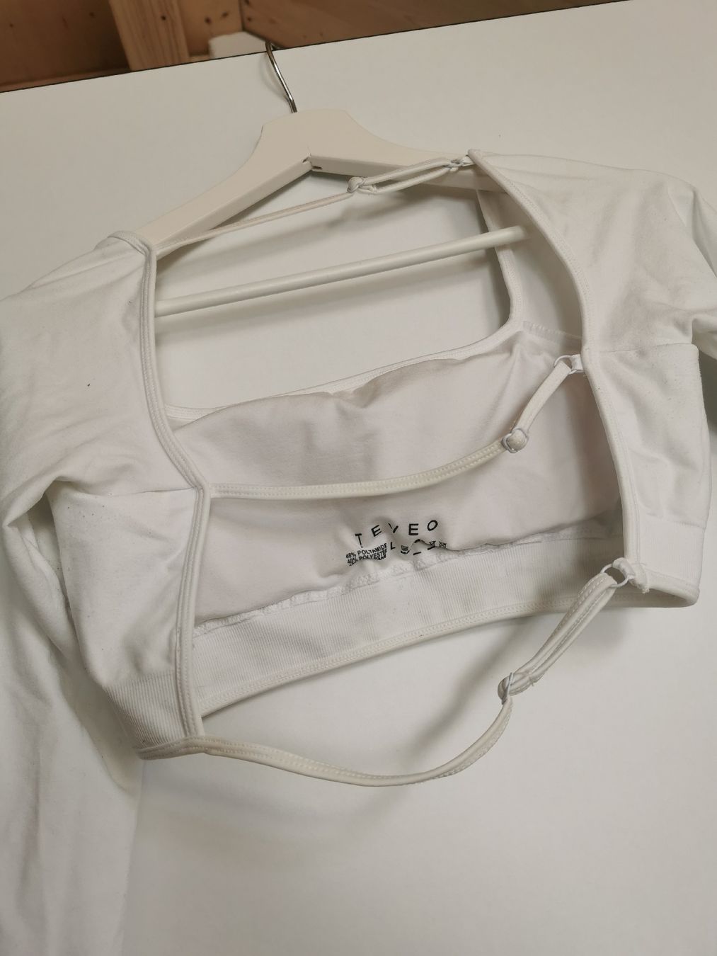 Teveo Tops: Teveo langarm Top Grösse L weiss – Neu (gemäss Beschreibung) aus Schupfart von Leele 1