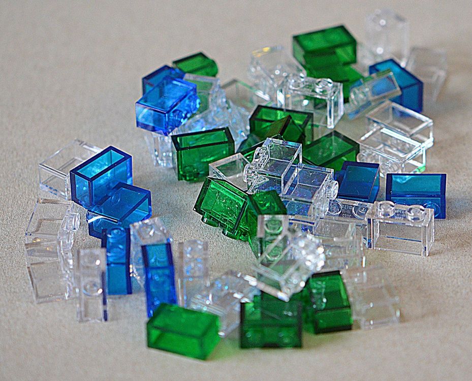 Lego: transparente 1x2-Steine | Kaufen auf Ricardo