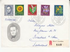 SBK J188 - J192 FDC gelaufen