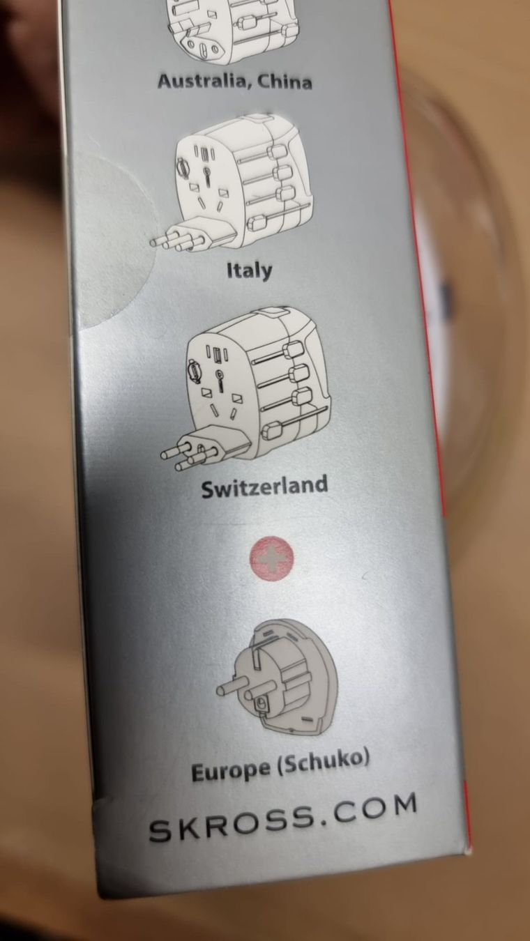 SKROSS Unità & Adattatore: Skross Pro World Weltadapter (25) – Nuovo (secondo la descrizione) da Heerbrugg venduto da ProBau-Liq 3