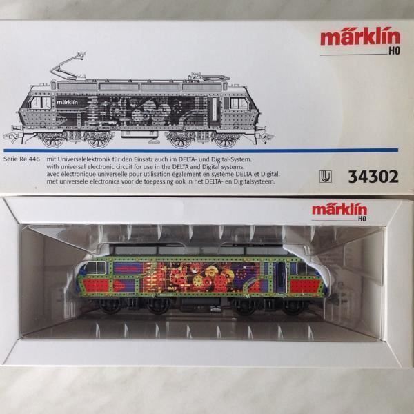 Märklin Modellini di ferrovie: MÄRKLIN 34302, SBB,  E-Lok. Re 446, Delta digital – Nuovo e nell'imballaggio originale da Dättlikon venduto da chugelschryber