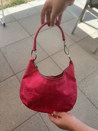 Sac Express Y2K fuchsia monogrammé