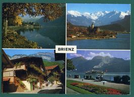 Brienz am Brienzersee - Mehrbilderkarte, 1983, gelaufen