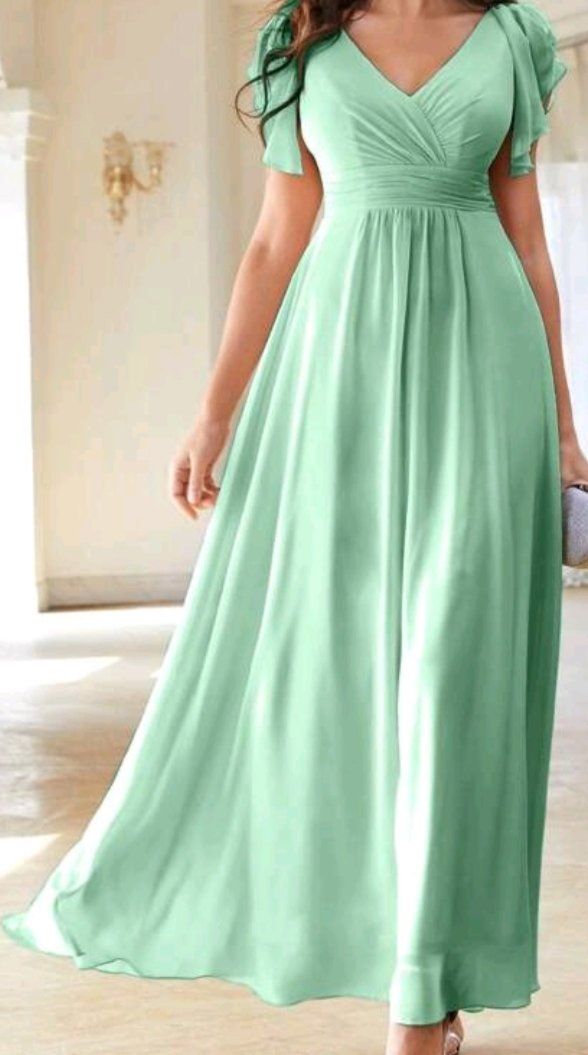 Vestiti: Abendkleid, Festkleid mintgrün – Nuovo (secondo la descrizione) da Dicken venduto da anita-123