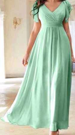 Abendkleid, Festkleid mintgrün