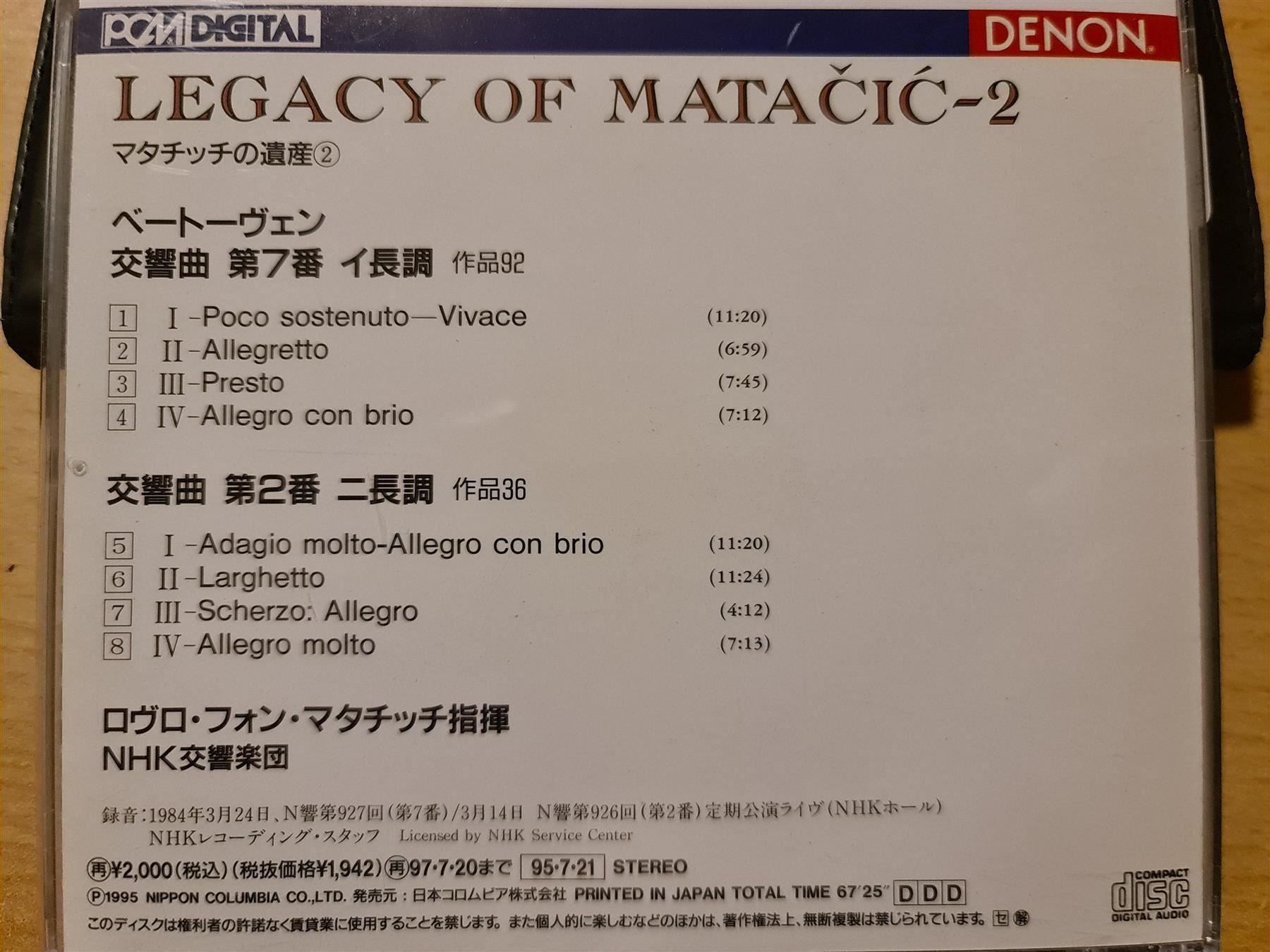 CDs: Lovro von Matacic - Beethoven – Gebraucht aus Dintikon von Vexi 1