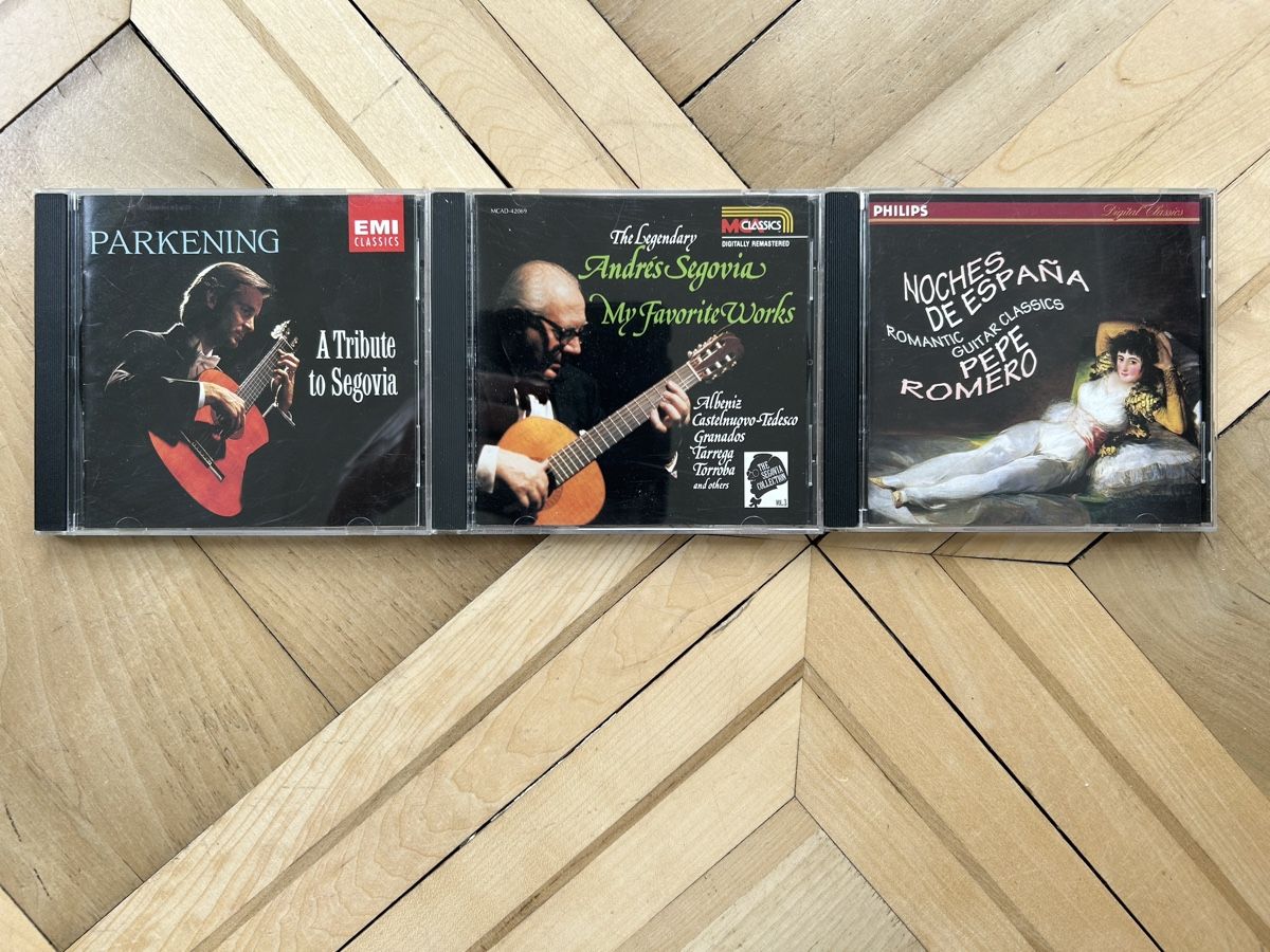 CD: 3 CDs Guitar classics & Segovia – Usato da Zürich venduto da Sophie0569