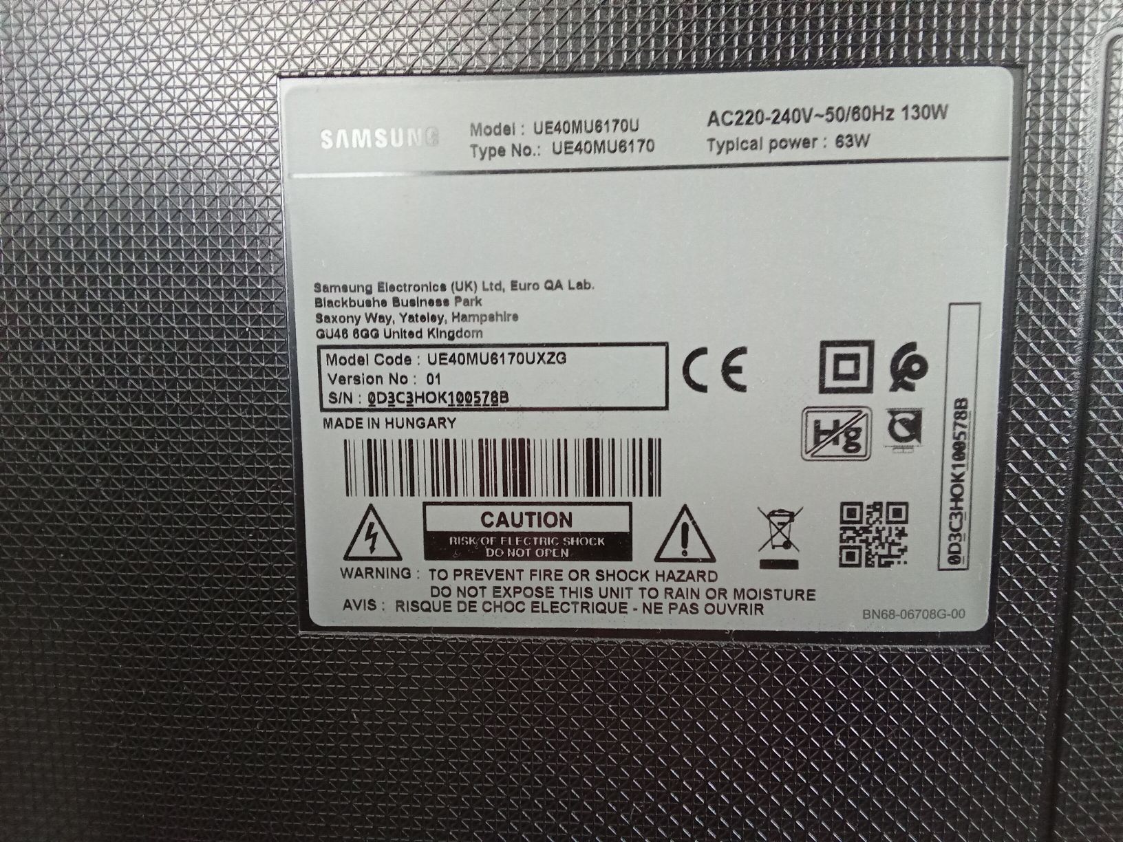 Samsung Televisori: Samsung TV 6 Series – Usato da Willisau venduto da lookhill 2