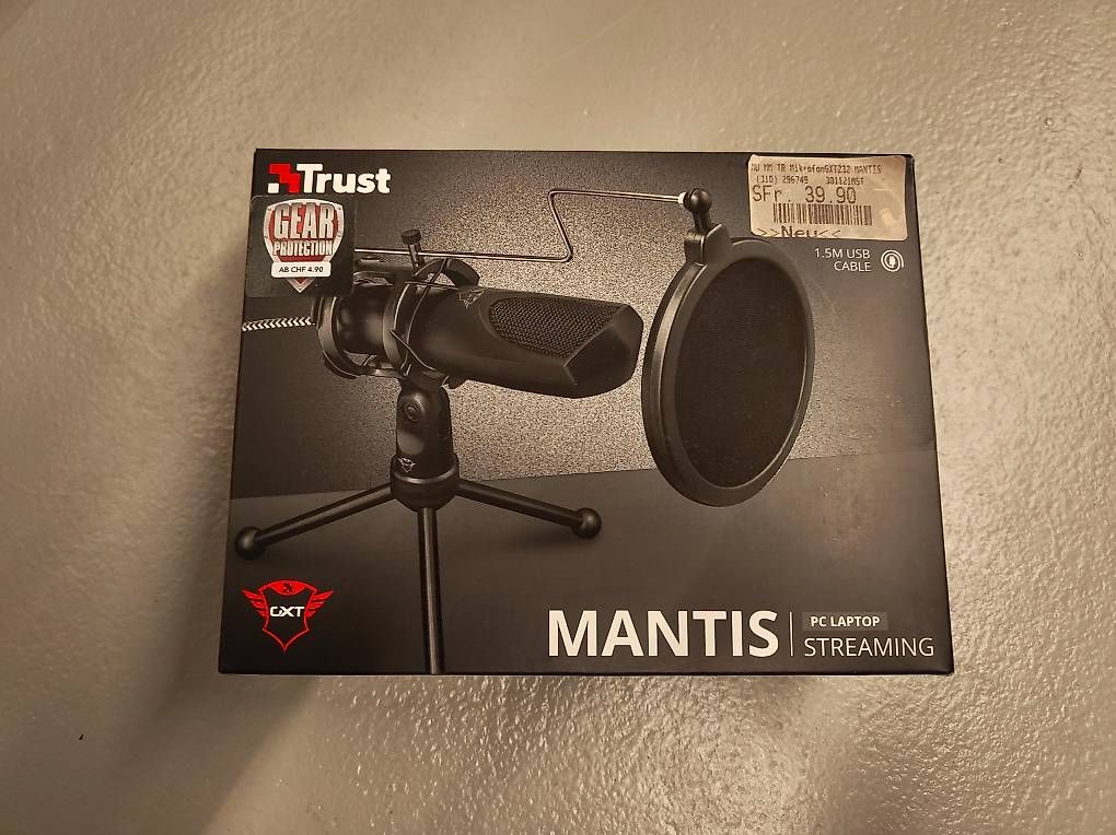 Trust Microphones: Trust GXT 232 Mantis USB Streaming/Gaming Mikrofon – D'occasion à Gelterkinden par kau_nt7b