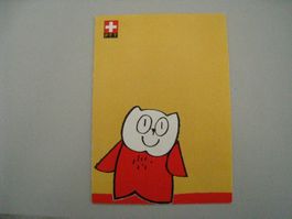 PTT mit Sujet Eule und Briefmarken, Jahr 1972