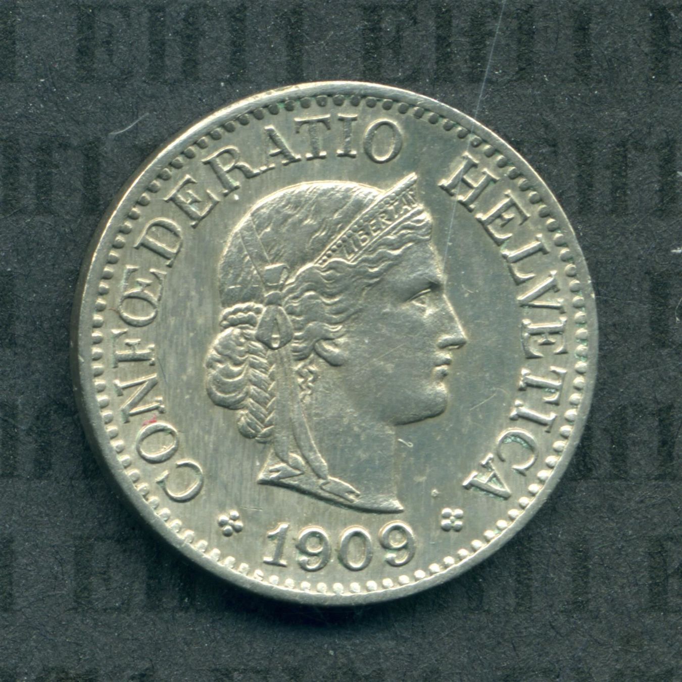 Alle Münzen: CHF___0.10 1909 unz-stgl 10 Rappen – Neu (gemäss Beschreibung) aus Widnau von Elf11