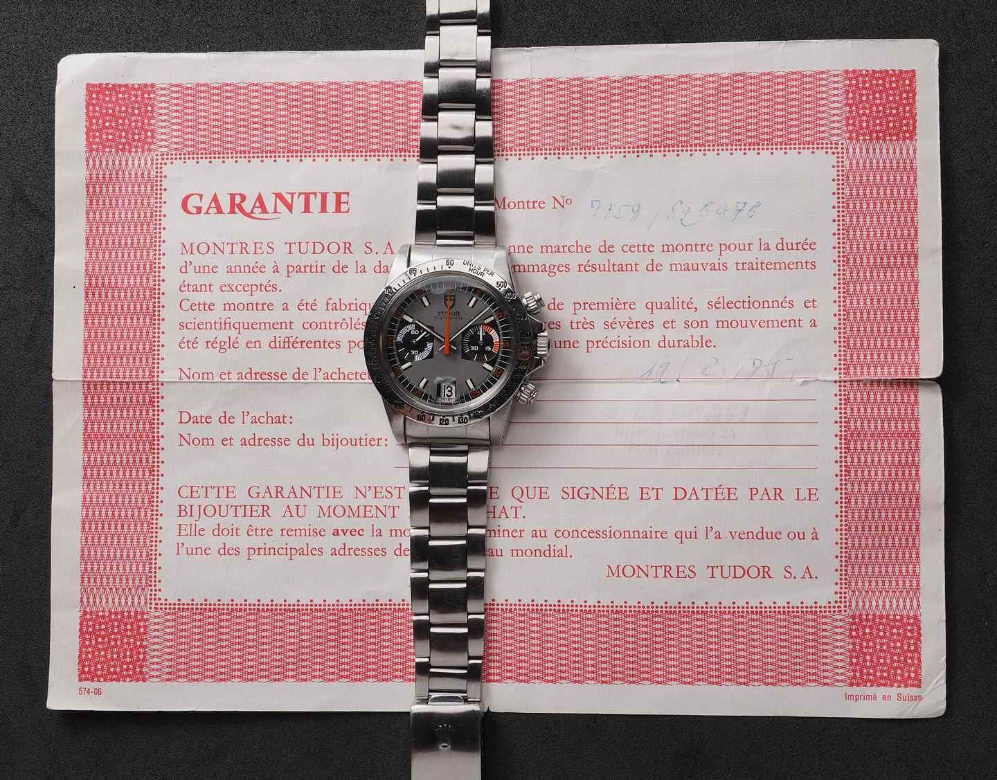 Tudor Uhren: Tudor Monte Carlo  Ref.  7159 full set 1975 – Gebraucht aus Luzern von ChronoScope6004 2