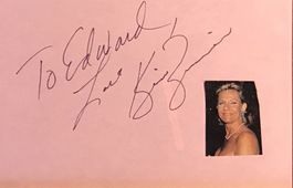 Kim Zimmer 1955- Autogramm signiert Karte m.Bild 10x15cm