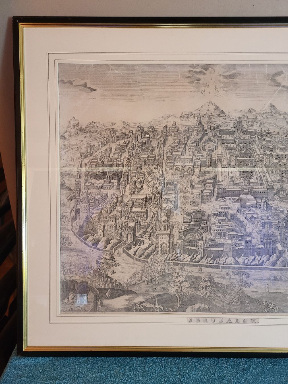 Grafiken & Lithographien: Bild Lithografie  Jerusalem – Gebraucht aus Degersheim von Sonnenbiene55 2
