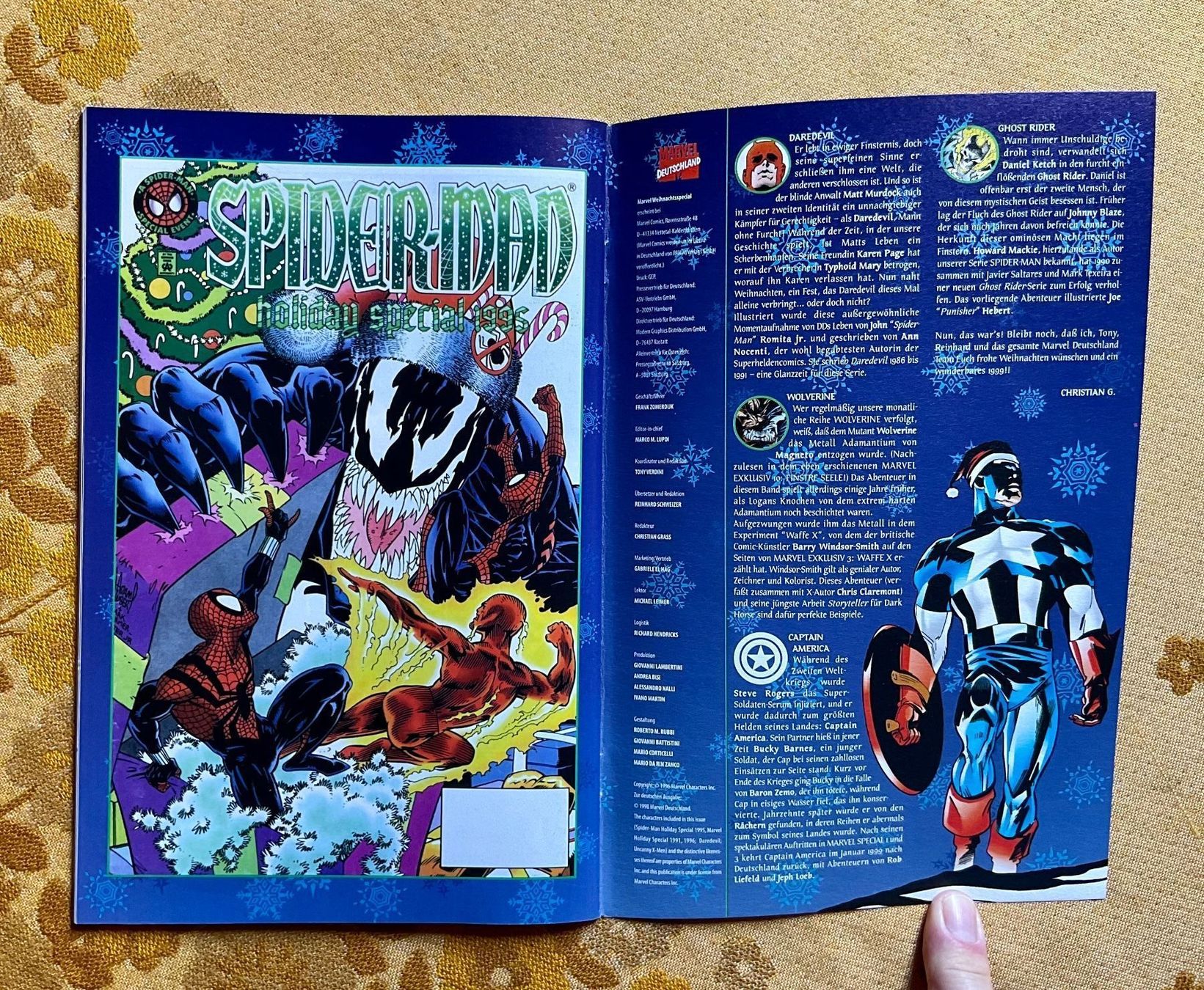 Fumetti: Marvel Weihnachts Special Heft von 1998 – Usato da Endingen venduto da nathan05 8