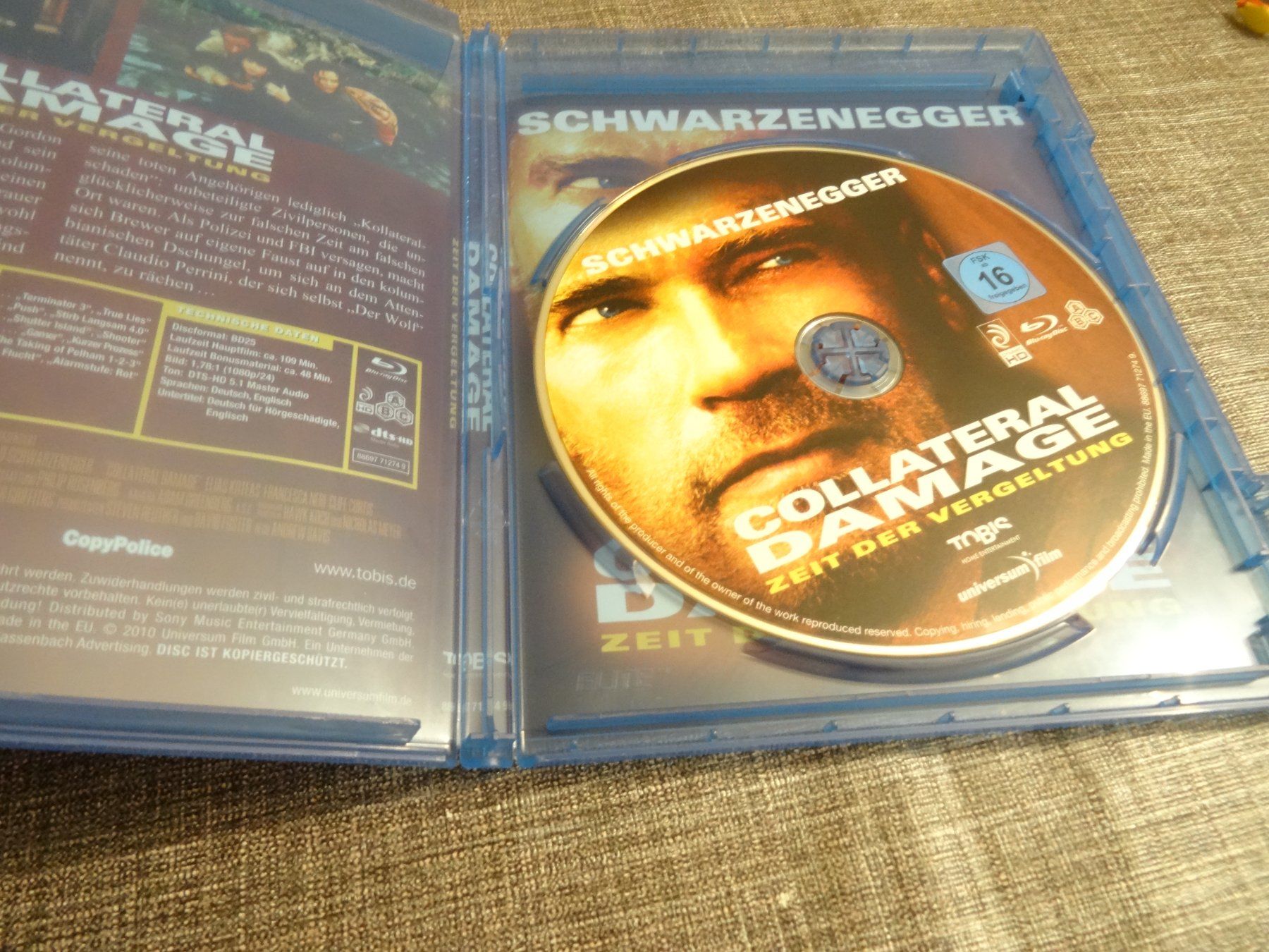 Tous les DVDs: Collateral Damage Blu-ray Arnold Schwarzenegger – D'occasion à Olten par Disc-Verkauf 1
