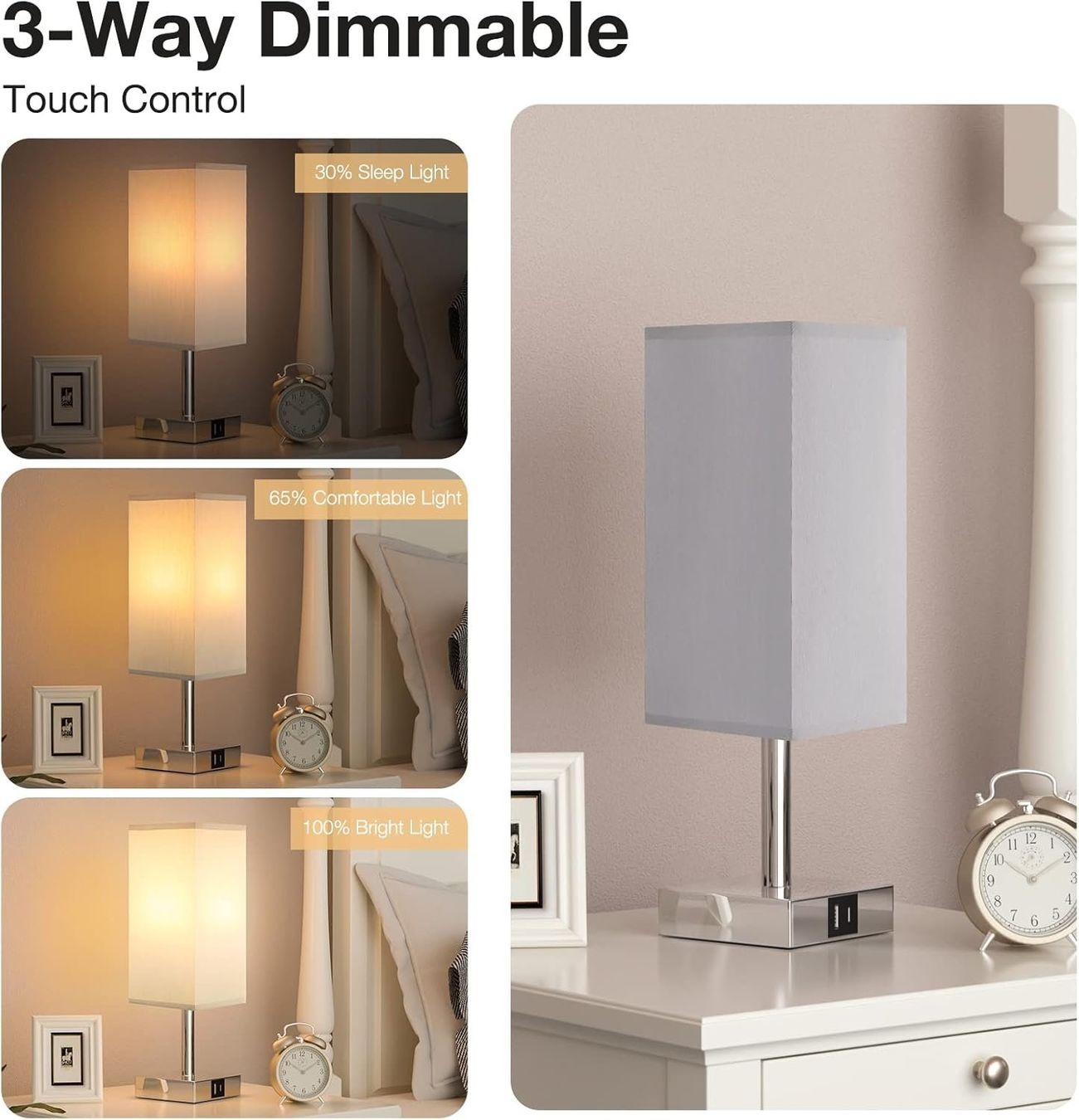 Lampade: Nachttischlampe Touch Dimmbar – Nuovo e nell'imballaggio originale da Nuglar venduto da SaleRitter 2