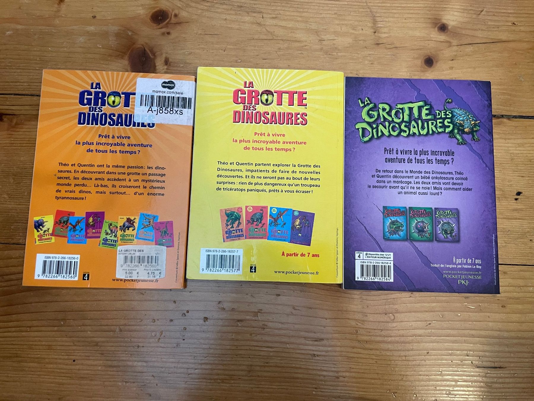 Bücher: La Grotte Dinosaurs - Tomes 1-3 – Gebraucht aus Satigny von Suisse_gigi 1