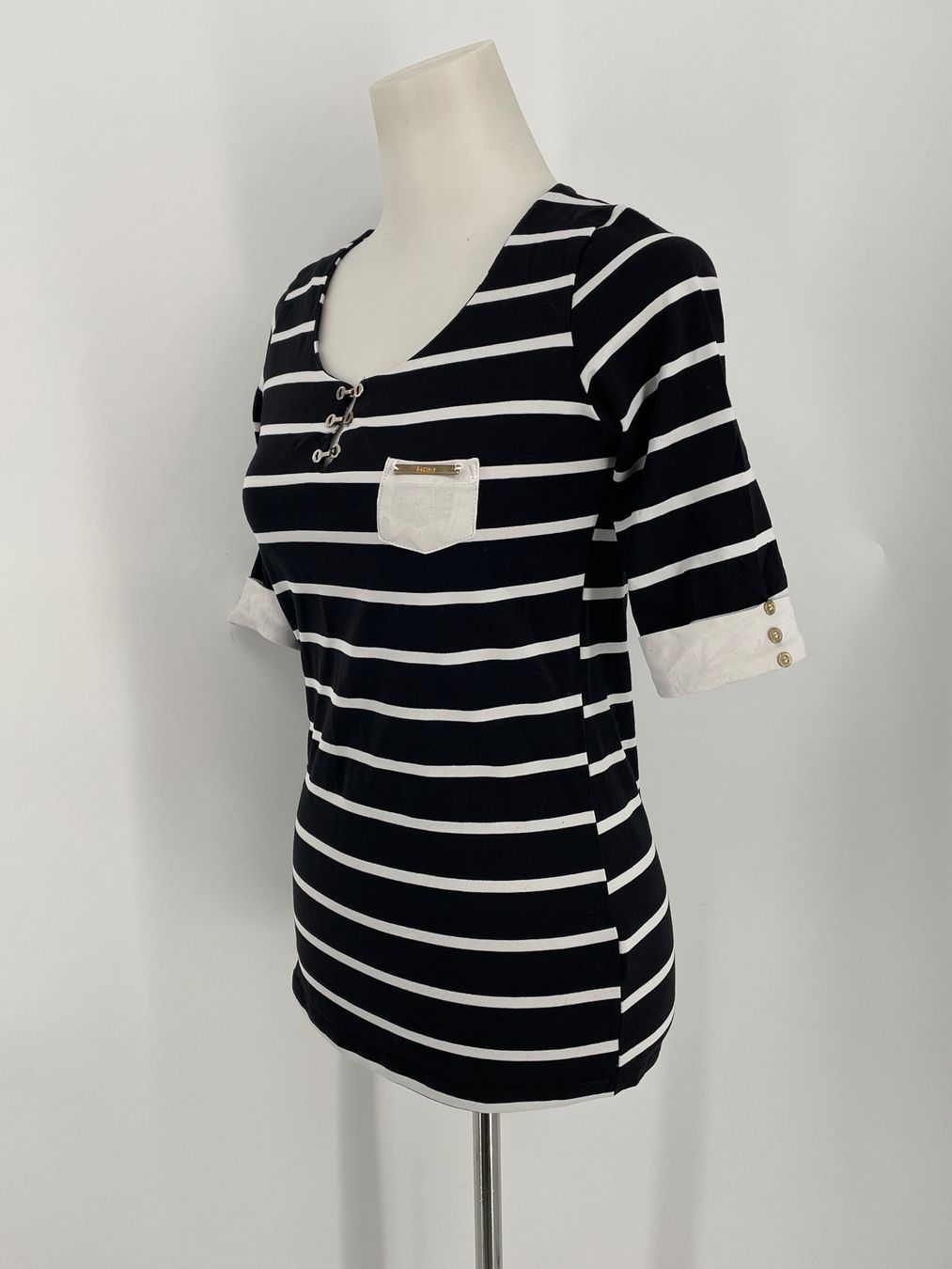 T-shirt: Gestreiftes Shirt Gr. M HDM – Usato da Auenstein venduto da moin. 1