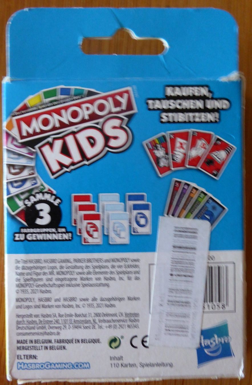 Hasbro Giochi: Monopoly Kids – Usato da Gossau SG venduto da tenerife11 1