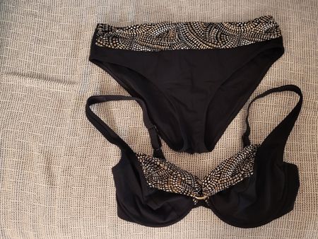 Anita Bikini, schwarz, Grösse 38 = 75, Cup D, neuwertig!