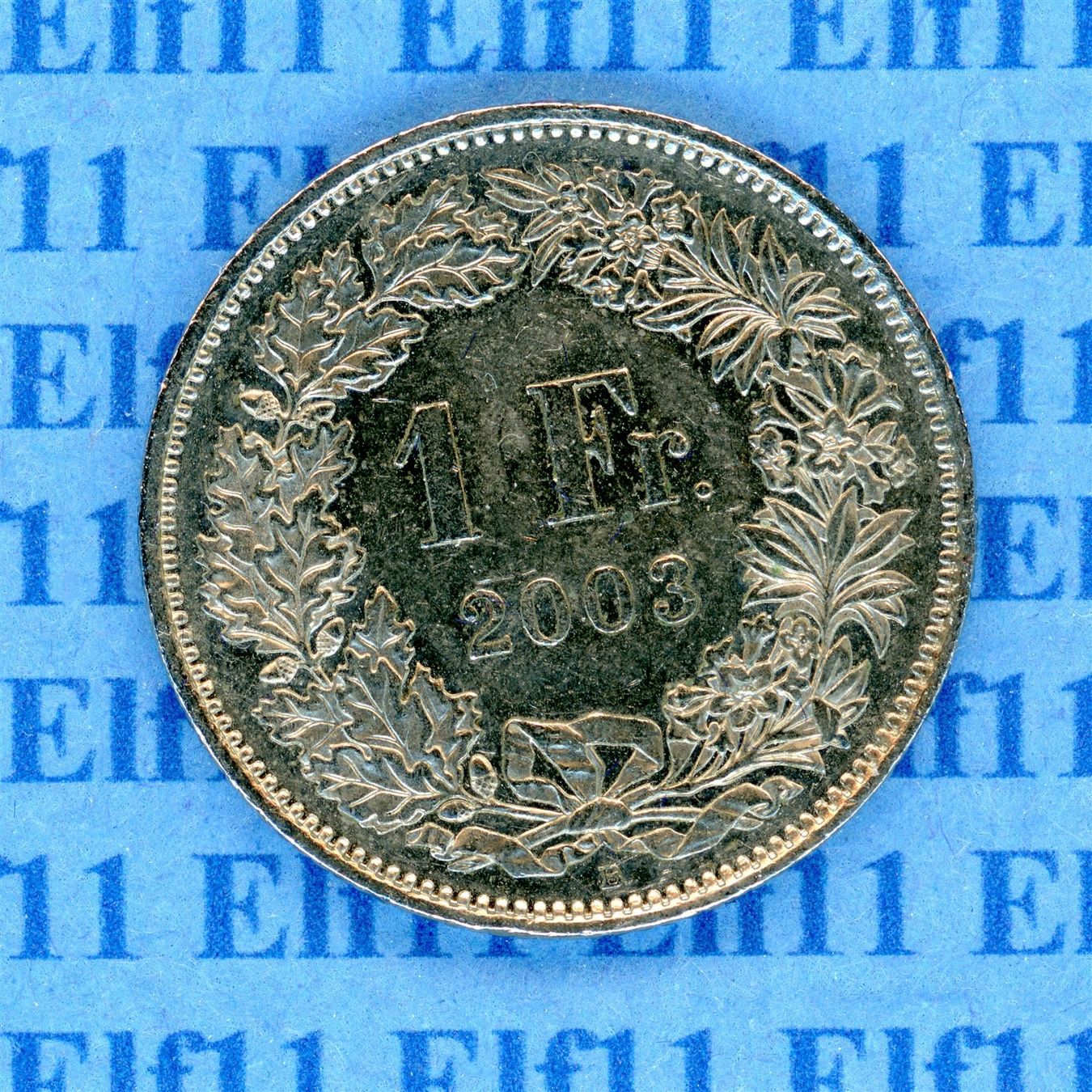 Tutti le monete: CHF___1.00 2003 -vz 1 Franken – Usato da Widnau venduto da Elf11