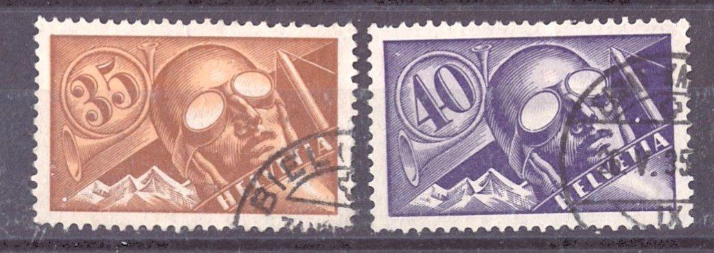 Alle Briefmarken: # 78 --- FLUGPOST NORMALES PAPIER – Gebraucht aus Dübendorf von Piero2