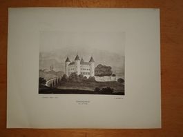 Antiker Druck "Champvent" Kt. Waadt, um 1900