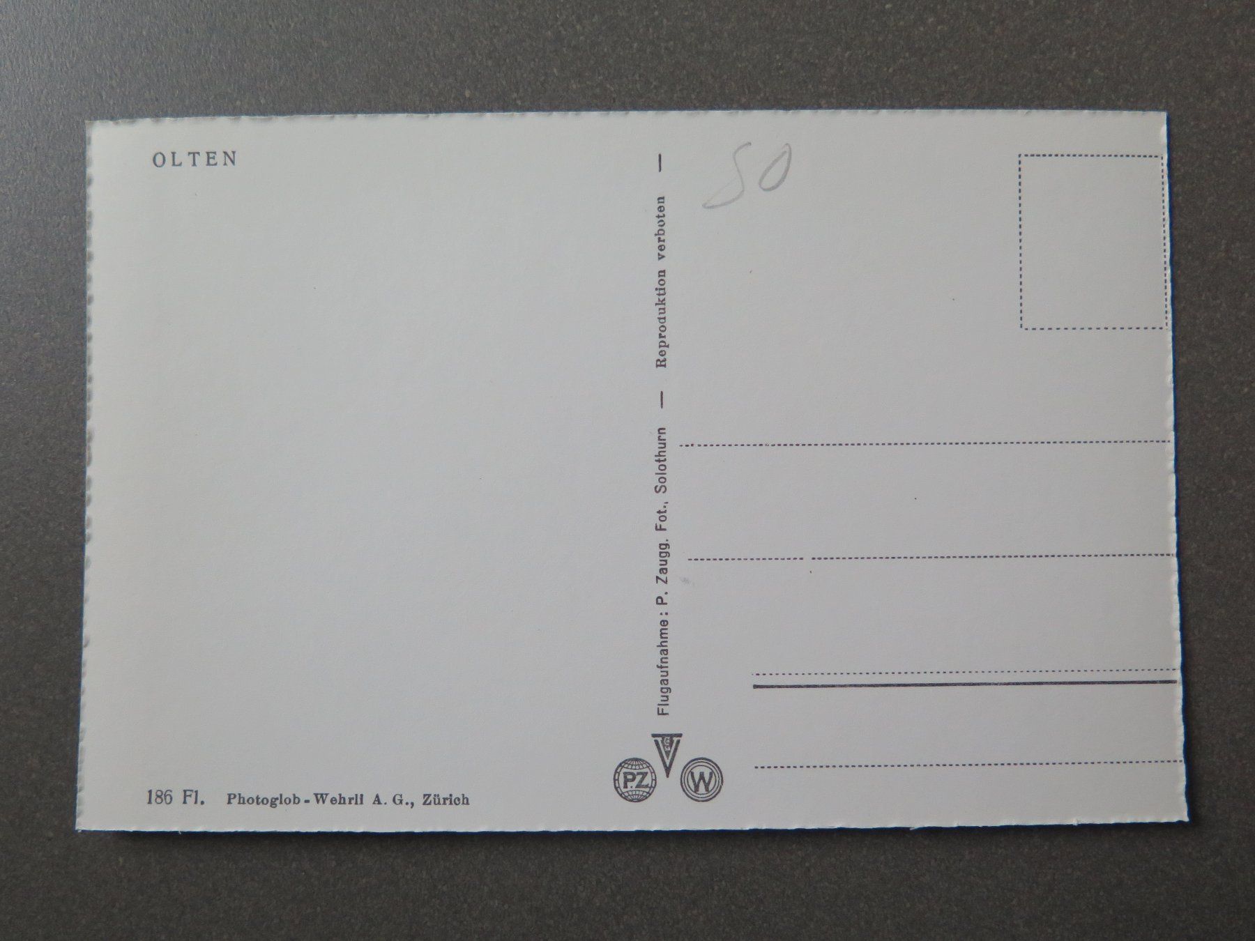 Cartoline postali: OLTEN - FLUGAUFNAHME – Usato da Wittenbach venduto da lipasal 1